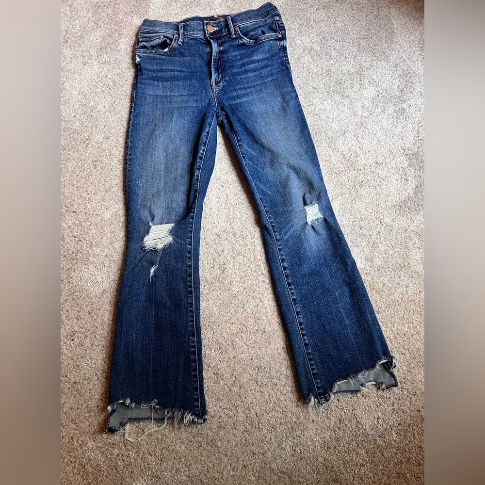 Mother insider crop step chew-  Dancing on coals